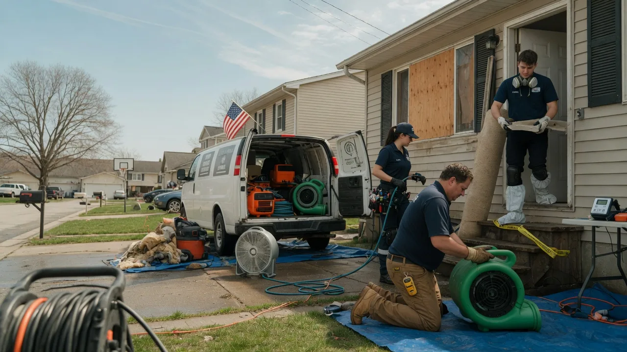 Water Damage Restoration in Indiana near me